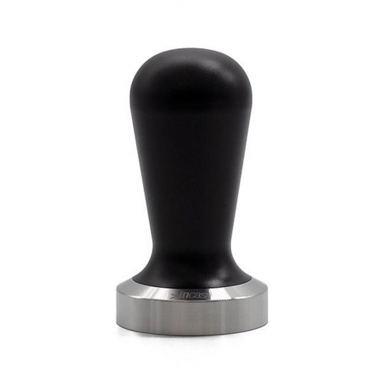Coffee Tamper 51mm for Espresso Barista Coffee Shop Supplies Coffee Tamper with Real Wood Handle and Stainless Steel Base Stainless Steel Coffee Tamper with Silicone Tamper Mat 